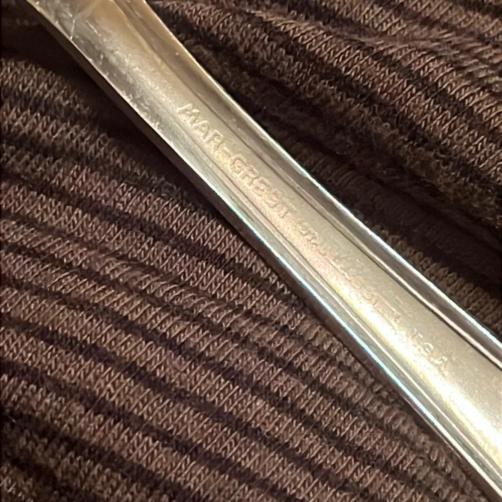 MAR-CREST CITATION Atomic Starburst MCM Vintage pie cake server Stainless USA